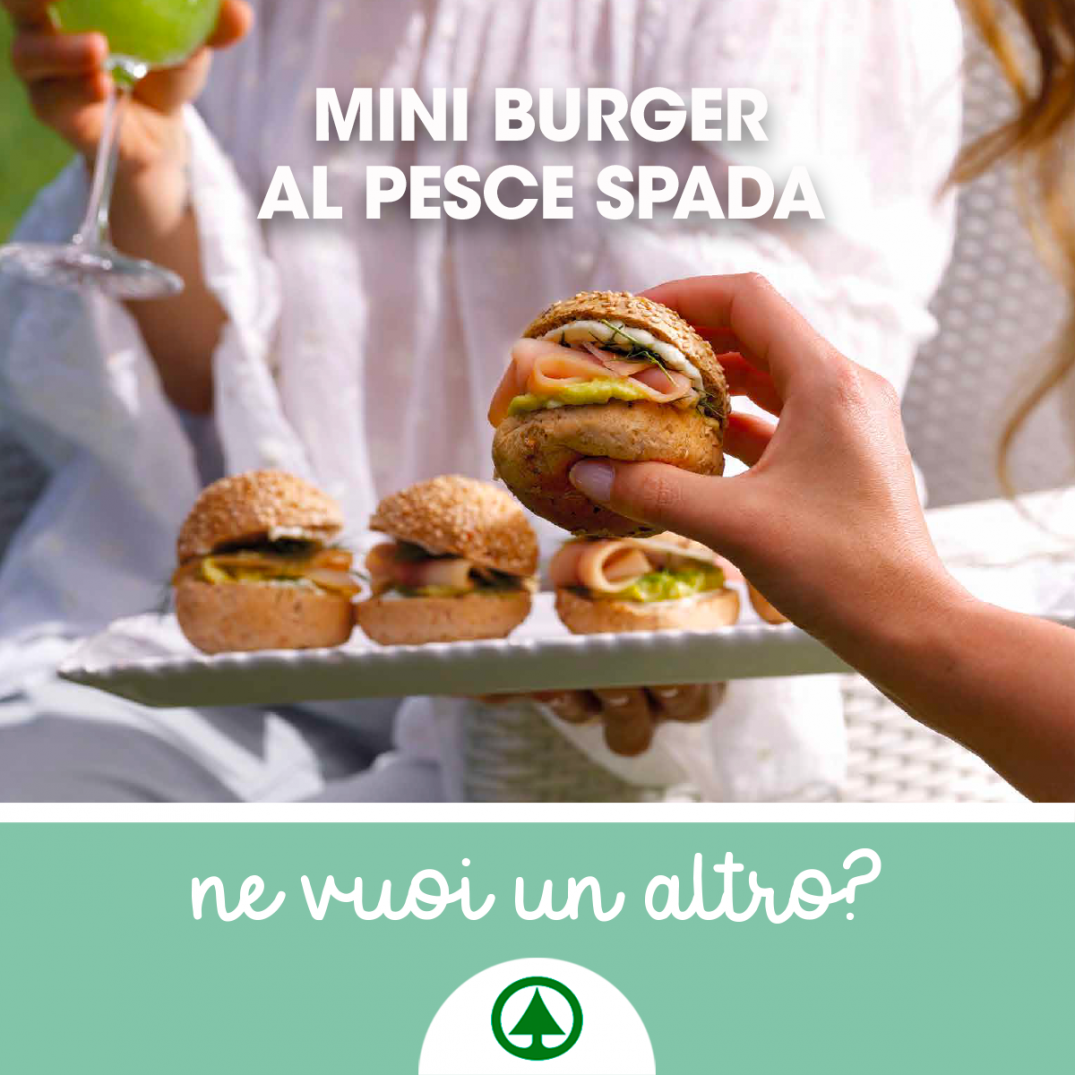 Ricetta MINI BURGER AL PESCE SPADA